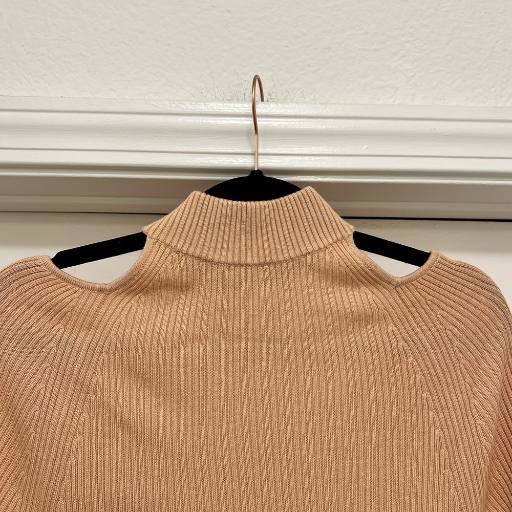 NWT NAADAM Silk / Cashmere Blend Open Back Mockneck - Picture 4 of 10